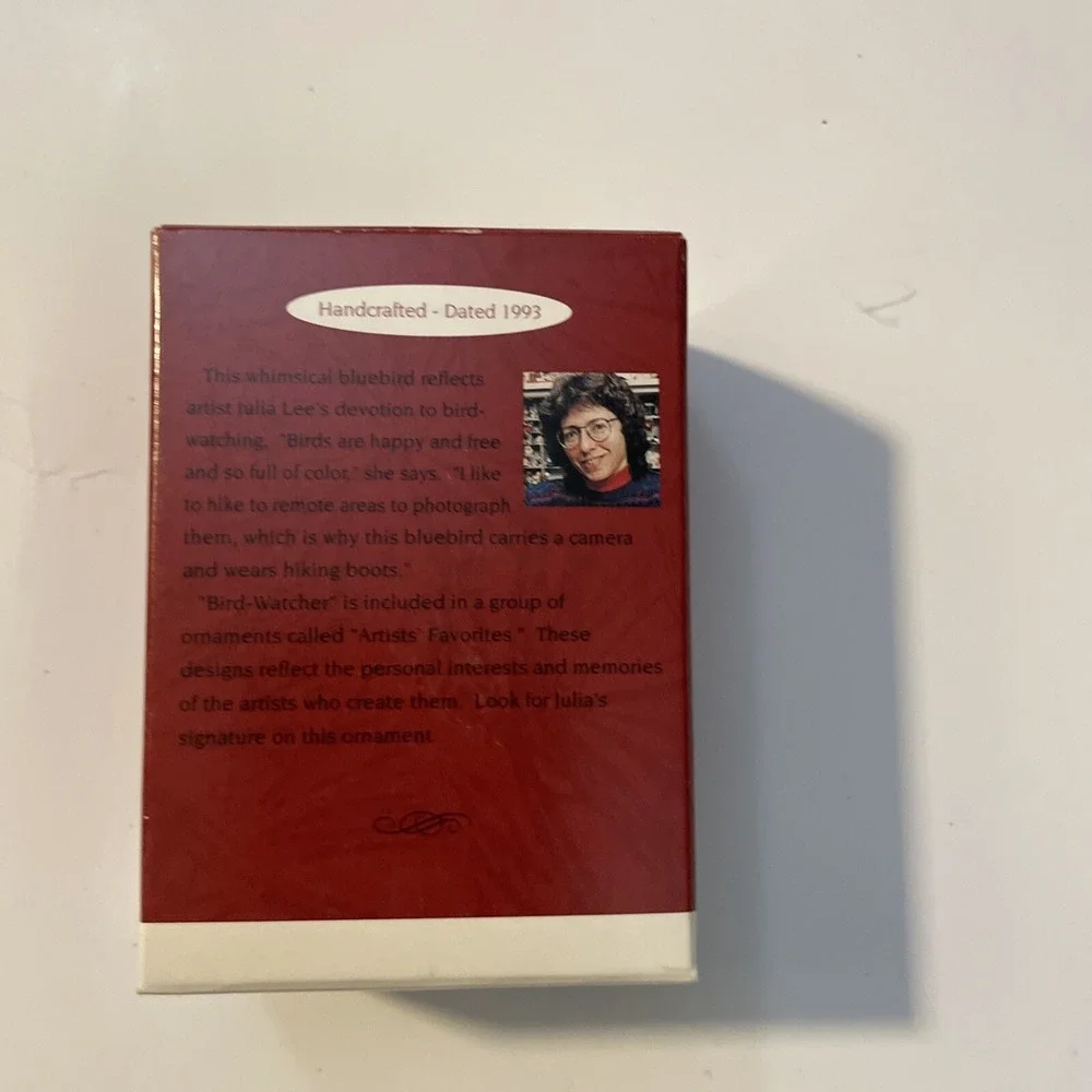 Hallmark Keepsake Ornament Bird Watcher 1993 Artists Favorite